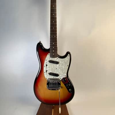 1972 Fender Mustang Sunburst — OHSC, BEAUTIFUL Mastery Bridge Upgrade (Original Bridge Included) image 4