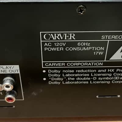 Carver TD-1700 3-Head Cassette Deck (1990) - Gray/Black image 11