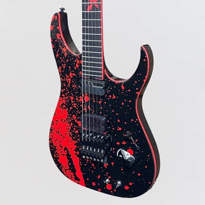 Schecter Sullivan King Banshee-6 FR-S Electric Guitar - Obsidian Blood image 3