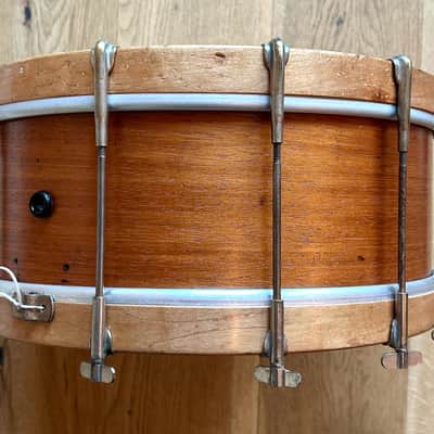 Leedy Single Tension 1-ply Solid Mahogany 1910's - Clear Nitro Lacquer image 13