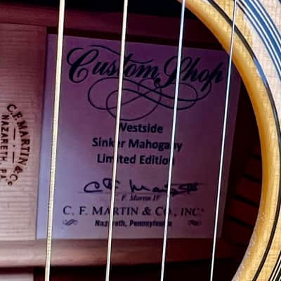 Martin Custom Shop Size 5 Terz 12-Fret Westside Sinker Mahogany image 5