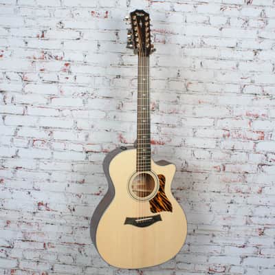 Taylor - 354ce - 12 String Acoustic-Electric Guitar -Sapele/Sitka - V-Class Bracing - Natural - with  Hardshell Case - x5043 (354ce-3) image 4