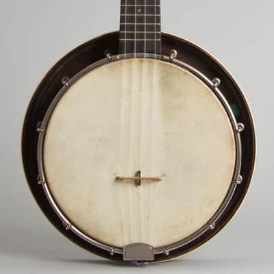 Gretsch No. 56 Solo Banjo Ukulele, c. 1935, original black chipboard case. image 3