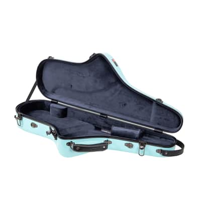 Crossrock Tenor Saxophone Case- Fiberglass with Backpack Strap, Leightweight Flight Case image 7