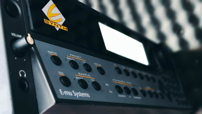 E-MU ESYNTH SAMPLER WORKSTATION SOUND MODULE WITH SEQUENCER, FACTORY SOUNDS, DEMOS AND OPTIONS INSTALLED, SPECIALLY CONFIGURED WITH HDD BY EMU image 1