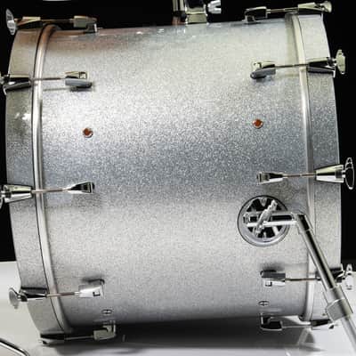 Yamaha Absolute Hybrid Maple 5pc 8/10/12/16/22 Silver Sparkle image 7