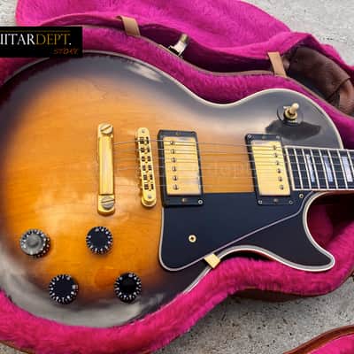 ♚INCREDIBLE♚ Vintage 1990 Gibson Les Paul CUSTOM ♚100%♚ TOBACCO BURST ! ♚OHSC♚R8*59 image 5