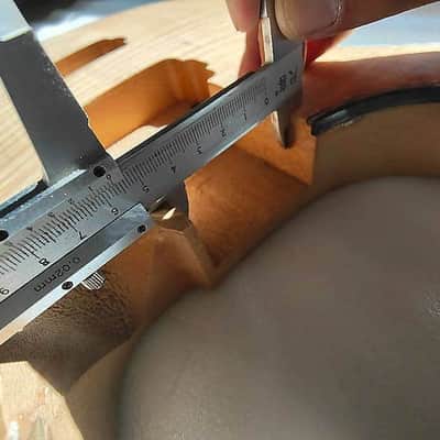 Tiger Maple Top Mahogany Wood Double Cutaway Guitar Body image 6