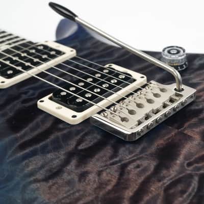 PRS S2 Custom 24 LTD Edition Quilted Maple Faded Gray Black Blue Burst 2023 image 7