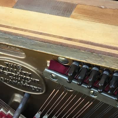 1954 Vintage Janssen Made in USA Lowrey Organo Model Acoustic Upright Piano Only (No Organo) image 13