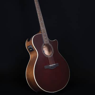 Ibanez AE100 Acoustic/Electric, Burgundy Flat image 8