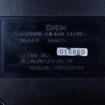 Korg DDD-5 Dynamic Digital Drums 1987 Black w/ Power Supply image 9