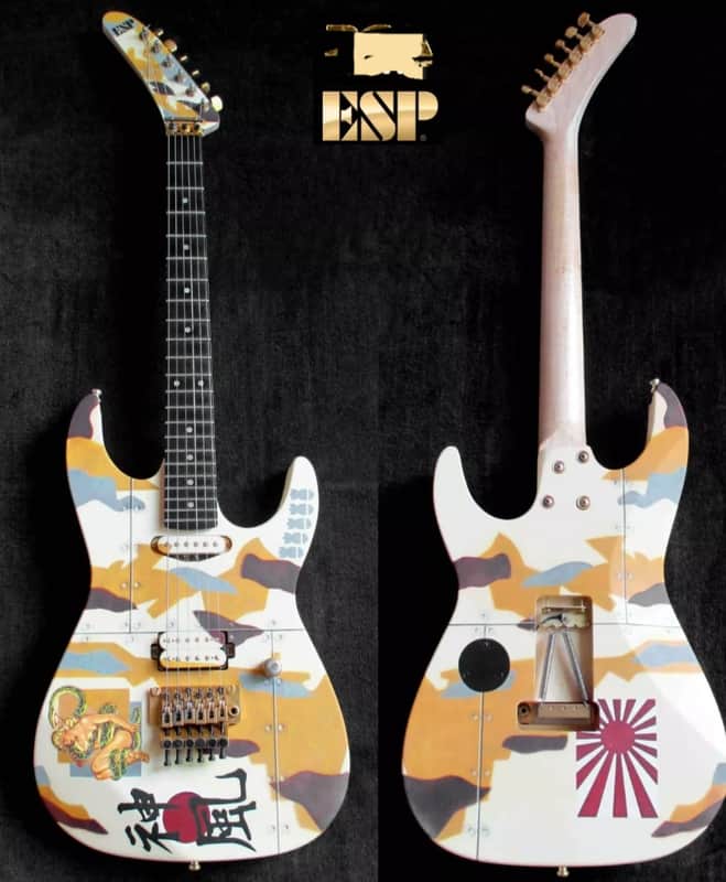ESP Lynch Desert Kamakazi prototype replica 2023 - Matte desert Kamakazi image 1