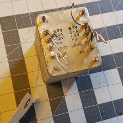 BTC 5223 Voltage Stabilizer  Vintage Power Transformer Tested 110 / 6.3 V Tube Amp Project 1950s image 6