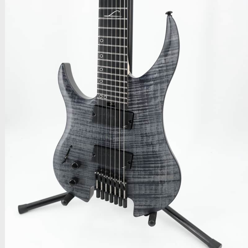 Legator Ghost G7FSSL Left-Handed 7-String Headless Multiscale Guitar - Satin FM Black image 1