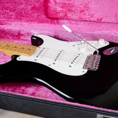 Fender ST-57 Stratocaster Reissue MIJ 1994 Black USA Vintage PUs Japan Fujigen w/ Hard Case image 2