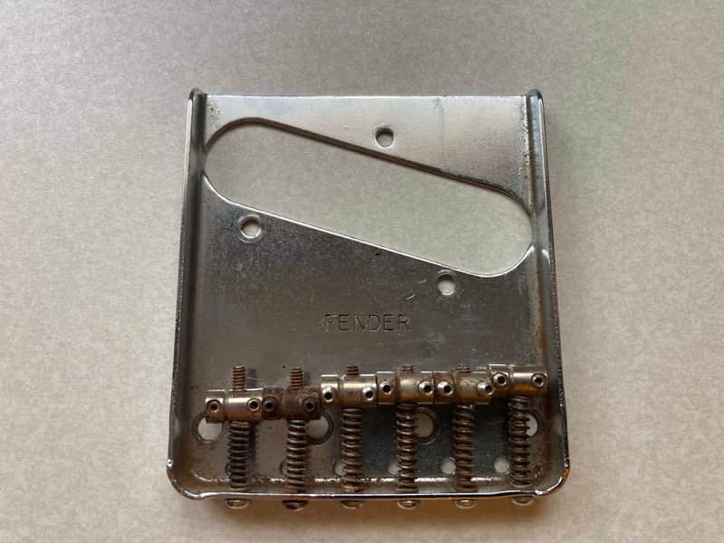 Vintage Fender Telecaster 6-Saddle Bridge 1970s image 1