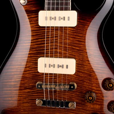 Used 2017 PRS Core McCarty 594 Soapbar Limited 10 Top Black Gold Burst with OHSC image 4