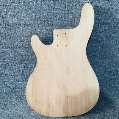 Mahogany Wood DIY Project Bass Body image 2