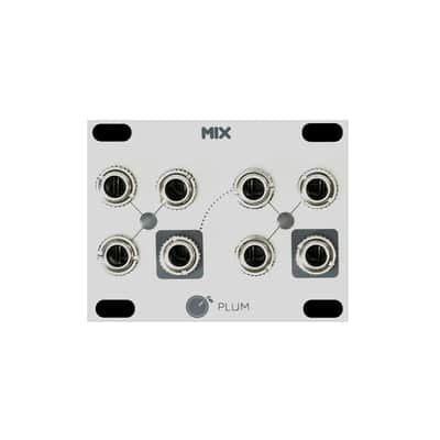 Plum  Audio MIX 1U - Unity Mixer / Precision Adder / Average Mixer 2022 Silver image 1