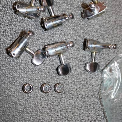 Vintage 1970's CHROME Gretsch Guitar TUNERS for Roc Jet Chet Atkins Tennessean others - No Tariffs image 5