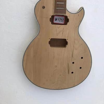 Mahogany Body Guitar Les Paul Body with Maple Top, Rosewood Fingerboard Neck image 1