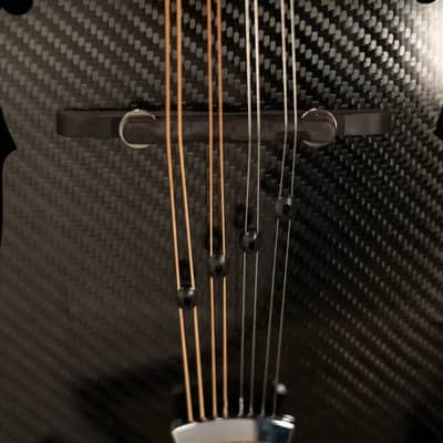 KLOS Full Carbon F-Style Mandolin KLOS EQ Acoustic/Electric with Fiberglass Hardshell Case image 11