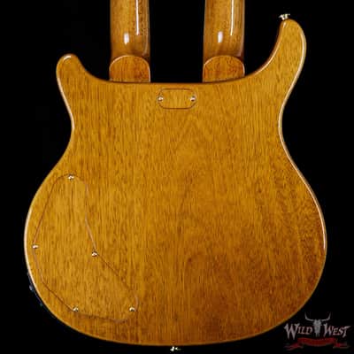 2019 PRS Private Stock #7827 Doubleneck McCarty 594 Semi-Hollow Piezo Brazilian Rosewood Board Salmon image 6