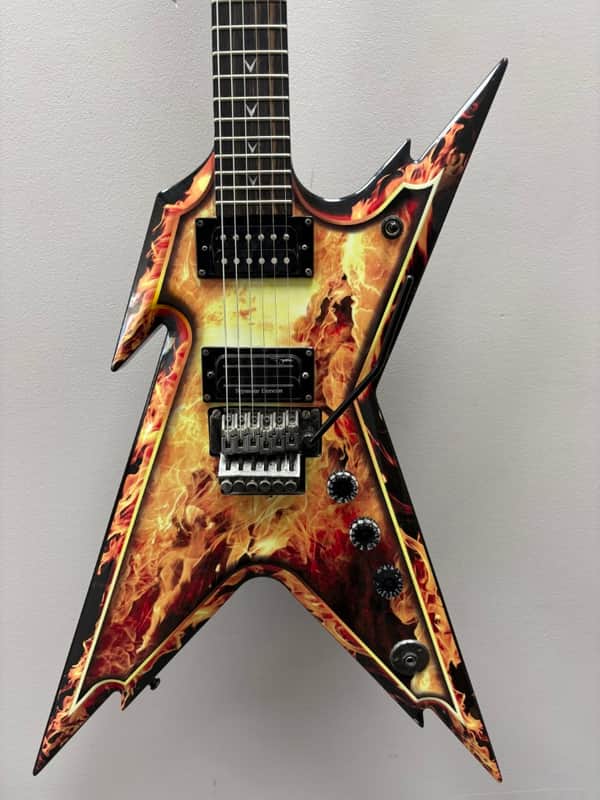 Dean Razorback Explosion Electric Guitar | Reverb
