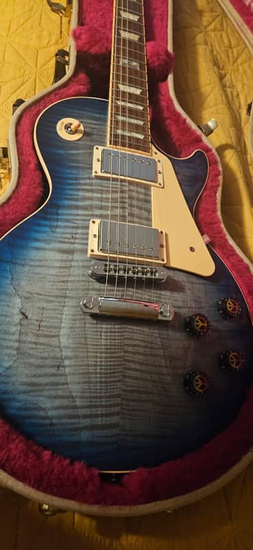 Gibson 120th Anniversary Peace LesPaul 2014 - Tranquility Blue burst image 1