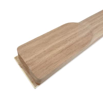 Mahogany guitar neck 22fret 24.75inch maple Fretboard Bolt on heel trapezoid image 6