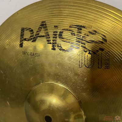 Paiste 101 16” Brass Crash Cymbal image 2