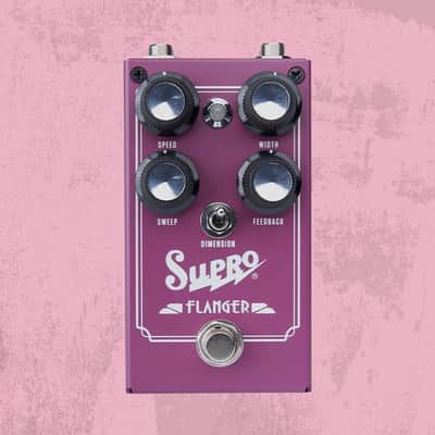 Supro 1309 Flanger Effects Pedal Purple image 1