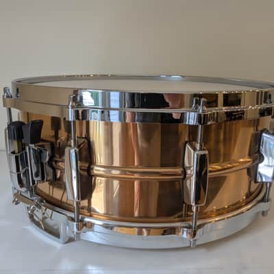 Peace Bronze 14x5.5" Snare with Diecast Hoops - Bronze image 6