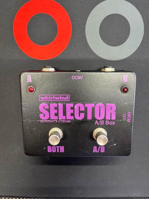 Whirlwind Selector A/B Box 2010s - Black image 1
