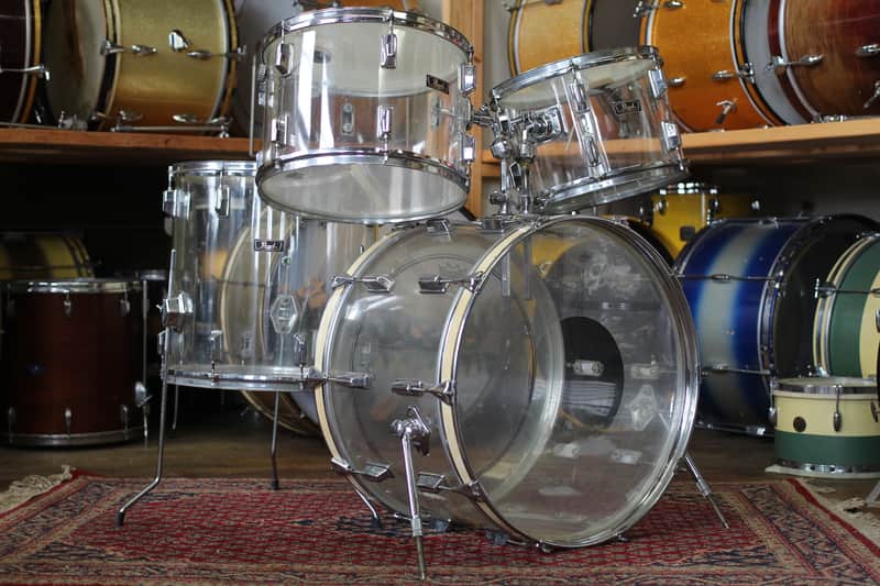 1970's Pearl Crystal Beat in Clear Acrylic 14x22 16x16 10x14 9x13 image 1