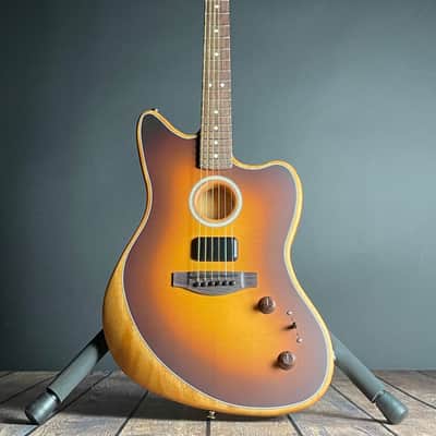 Fender Acoustasonic Player Jazzmaster, Rosewood Fingerboard- 2-Color Sunburst image 13