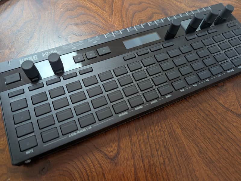 Korg SQ64 Polyphonic Sequencer 2020 - Present - Black image 1