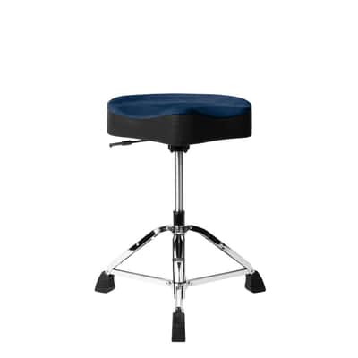 Gator Air Glide Drum Throne Saddle Seat, Blue image 6