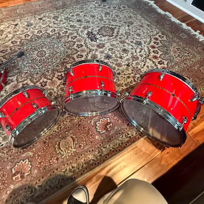Tama Star Bubinga 7 Piece Kit. Solid Candy Red image 14