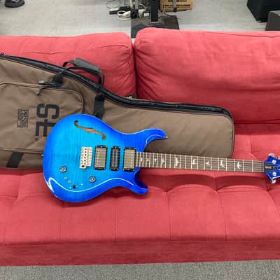 PRS SE Special Semi-Hollow Electric Guitar - Lake Blue w/ Gig Bag image 1