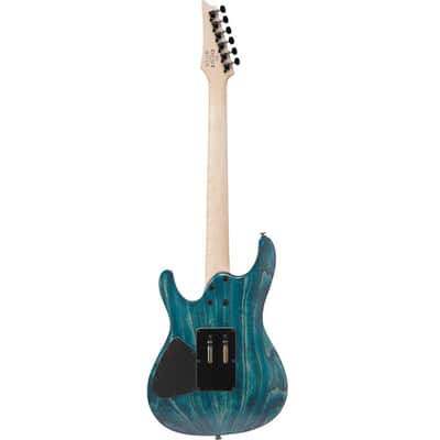 Ibanez S520AH S Standard Guitar  - Cosmic Blue Stained Flat image 4
