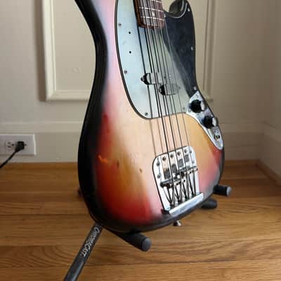 1974 Fender Mustang Bass Sunburst image 1