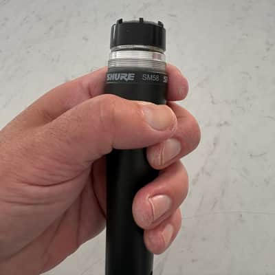 Shure SM58 Handheld Cardioid Dynamic Microphone 1984 - Present - Black image 8