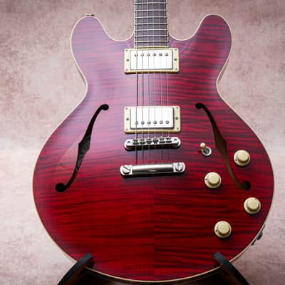 COLLINGS USA I-35 Deluxe Semi Hollow "Merlot + Rosewood" (2004) image 4