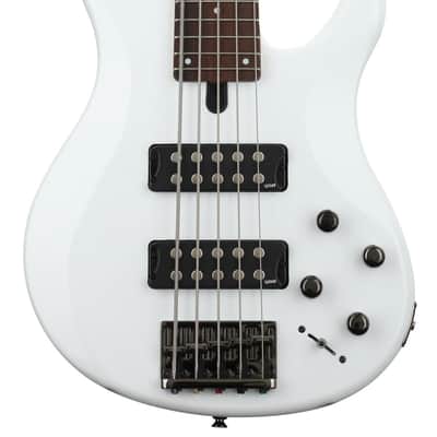 Yamaha TRBX305 5-string Bass Guitar - White image 1