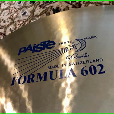 Paiste Vault Release 0115: Formula 602 Blue Label 20" Heavy FlatRide Flat Ride COLLECTOR GRADE HOLY GRAIL GEM! image 6