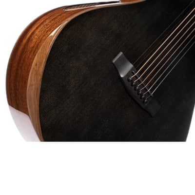 CORT MODERNBLACK Masterpiece Series Dual Side Soundhole Acoustic/Electric Guitar image 6