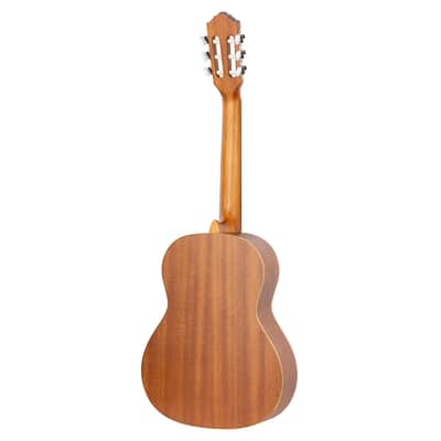 Ortega R121L-3/4 Family Series Spruce Top Mahogany Neck 3/4 Size Nylon 6-String Classical Acoustic Guitar w/Gig Bag For Left Hand Player image 3