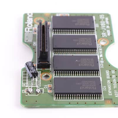 Repaired Roland SR-JV80-05 WORLD Expansion Board Capacitor replaced image 3